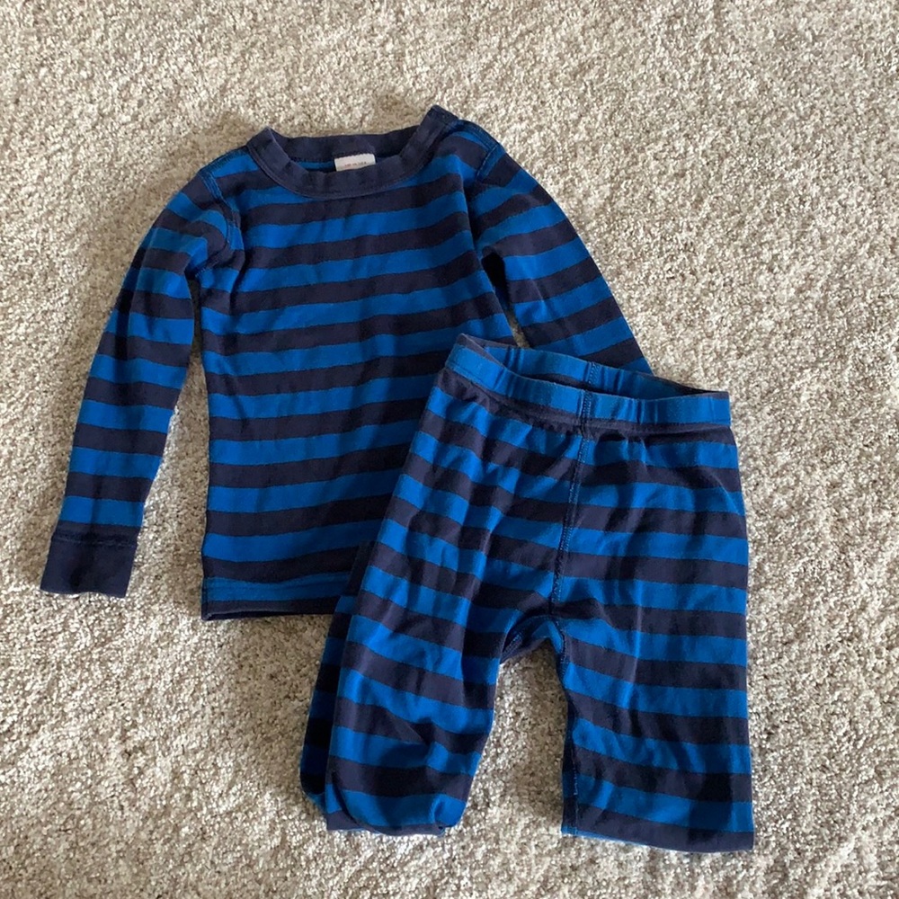 Knit Striped Pajamas